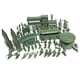 thumbnail image 1 of Juego De Figuras Del Ejército De 5cm De Soldado De Plástico De 56 Piezas Para El Modelo De Escena De Arena Del Ejército, 1 of 3