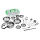 thumbnail image 5 of Juego De Mini Utensilios De Cocina De Acero Inoxidable De 17 Piezas Para Regalo De Cumpleaños Para Niños Y Niñas, 5 of 5