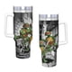 thumbnail image 4 of Las Tortugas Ninja Vaso aislado de acero inoxidable con asa, diseño temático, regalo para familia, amigos y fans; incluye pajita y encaja en el portavasos estándar, 40 oz, 4 of 6