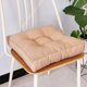 thumbnail image 1 of Xiao Hua Cojín de Silla Beige de Algodón y Lino -1 Pieza, Cojín de Asiento Cuadrado Sólido de 15.75 X 15.75 X 3.54 Pulgadas, Cojín para Silla de Oficina con Relleno de Algodón, Decoración Minimalista, 1 of 4