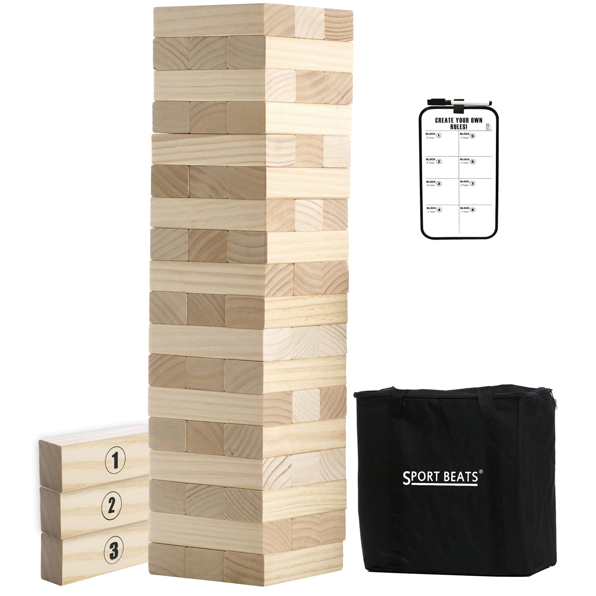Juego De Torre Apilable Para Exteriores Sport Beats Con Bolsa De Transporte