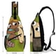 thumbnail image 2 of Pinecone y Pony Riñonera Bandolera con Estampado Integral para Hombres y Mujeres, Bolso Cruzado Gráfico de Tendencia, Mochila de Hombro Streetwear para Ciclismo y Deportes, Riñonera Versátil Casual, 2 of 6
