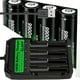 thumbnail image 1 of Cargador QJJIPP 4 Bahías USB 4x18650 3.7V NiMH, 1 of 3
