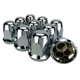 thumbnail image 1 of Tapas para tuercas de rueda Alcoa Wheels 33 mm cromo – paquete de 10, 1 of 3
