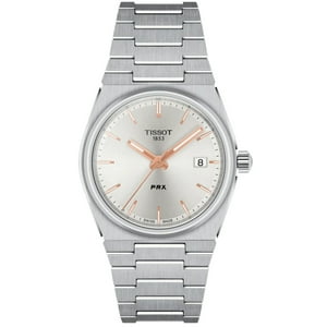 Tissot - Reloj Prx, Dial Plateado - T1372101103100 Para Hombre