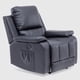 thumbnail image 2 of Berger Reclinable Eléctrico Vibromasaje + Control Negro Madrid 8094RPMBK, 2 of 8
