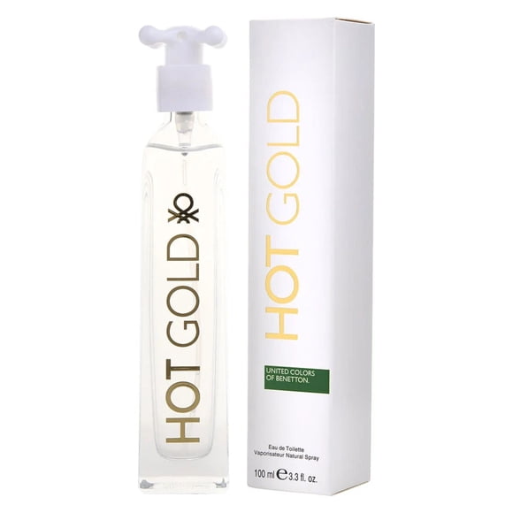 Perfume Benetton Hot Gold 3,3 oz 100 ml EDT para Mujer
