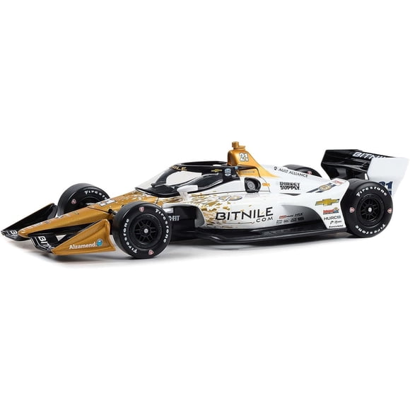 Auto de modelo diecast Greenlight Dallara IndyCar #21 Rinus VeeKay