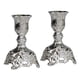 thumbnail image 2 of Candelabros De Flores De Metal Candelabro De Cena Para El Hogar Plata 3x3x4 Pulgadas, 2 of 5