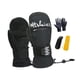 thumbnail image 3 of Guantes de esquí Guantes de snowboard Cuerda para la muñeca Guantes de invierno cómodos Hombres Mujeres Guantes de nieve para ciclismo Esquí Motos de Negro XL, 3 of 5
