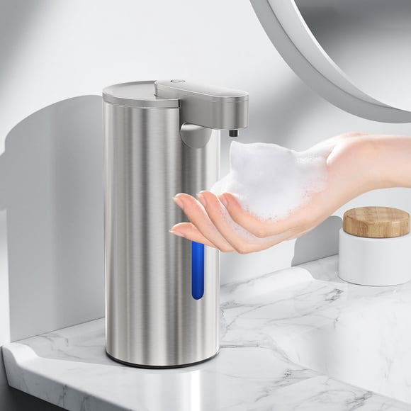 Dispensador automático de jabón espumoso Fantictas de acero inoxidable