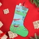 thumbnail image 4 of Lale Ki Lolu Tema: Calcetines de Navidad, fino lino blanco para colgar en escaleras y chimenea, decoración navideña para el hogar, regalo de Navidad. 45cm × 32cm, 4 of 5