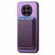 thumbnail image 2 of Funda de Cuero Magnética con Tarjetero para Honor Magic 7 Pro Cubierta Delgada Morado, 2 of 5