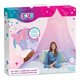 thumbnail image 1 of Toldo de cama 3C4G con forma de mariposa, color rosa degradado, para camas individuales, de matrimonio y de matrimonio, 1 of 7
