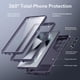 thumbnail image 3 of Funda ESR para Samsung Galaxy S24 Ultra con soporte transparente, color morado, 3 of 8