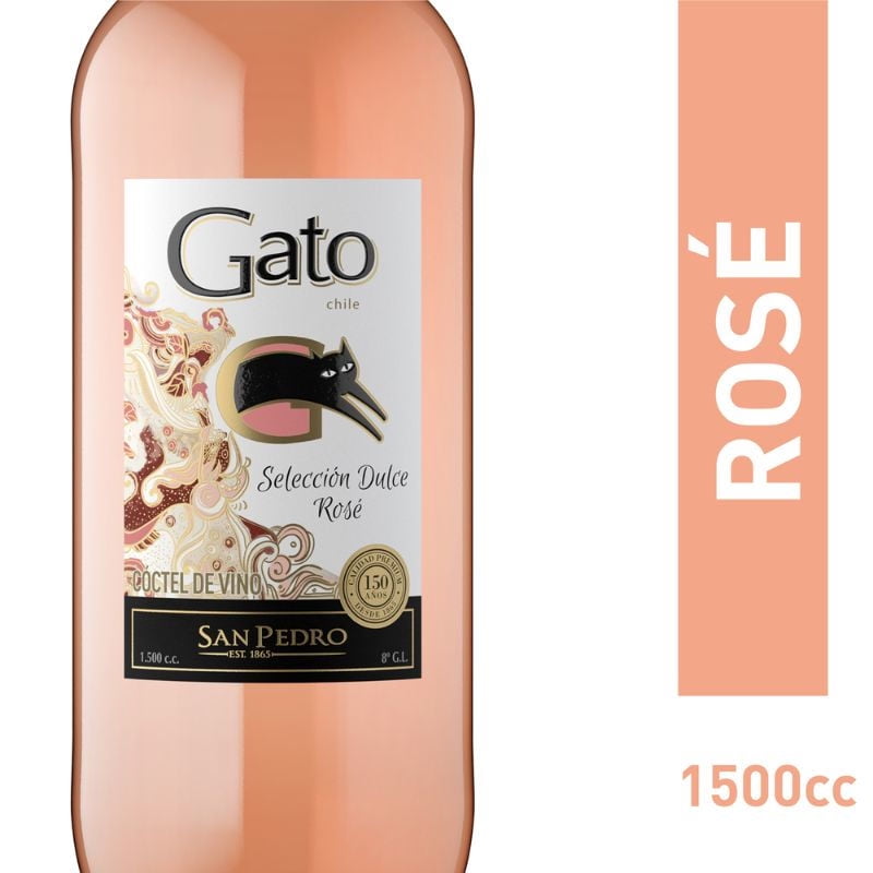 Gato - Vino Rosé Selección Dulce 8° Botella