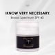 thumbnail image 2 of Crema de protección solar IKNOW VERY NECESSIVE Broad Spectrum SPF 40, 2 of 7