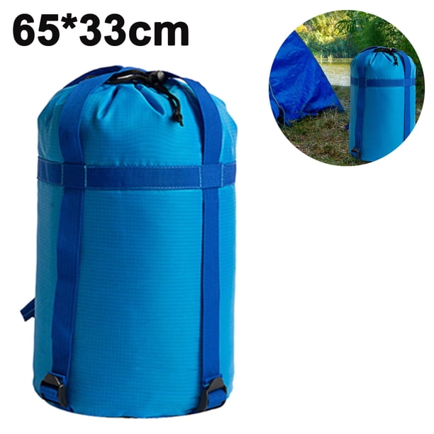 Bolsa de compresión, organizador de sacos de dormir, impermeable, para acampar, senderismo, mochilero, ideal para viajes. Ideal para ropa de dormir y camping.