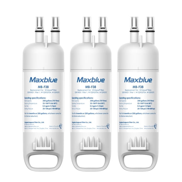 Filtro de agua para refrigerador Maxblue W10295370A para Whirlpool
