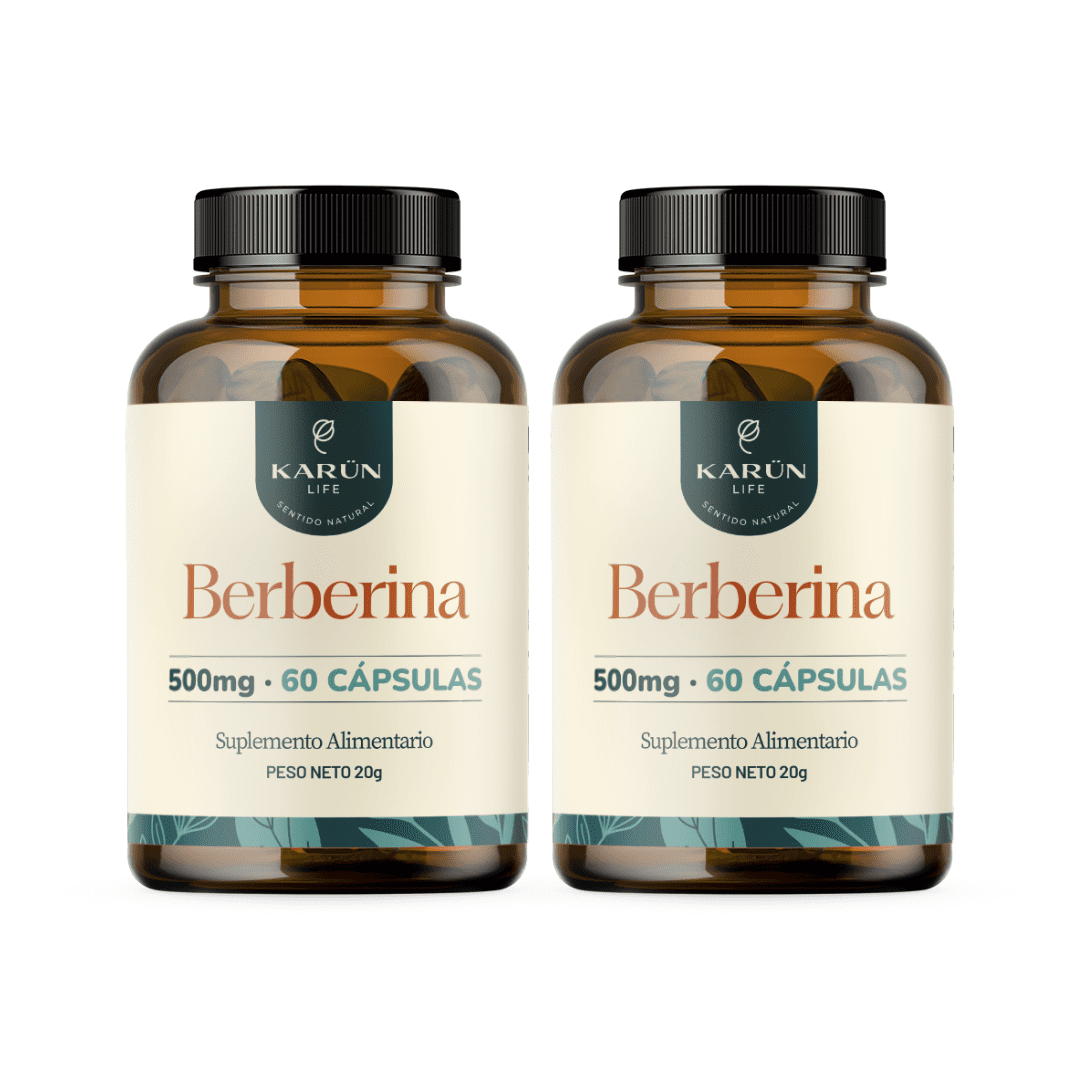 Pack X2 Berberina 500 Mg 120 Cap Karun Life