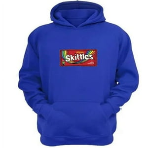 Genérico - Polerón Canguro Skittles Azul Talla Xl Unisex