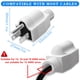 thumbnail image 2 of Enchufe OFOAEEA de 3 clavijas, paquete de 3, blanco, 15 A 125 V, 2 of 9