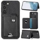 thumbnail image 1 of Funda Billetera Tejida para Samsung Galaxy S23 con Soporte y Tarjetero Negro, 1 of 4