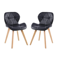 Habita2 Chile - Pack 2 Sillas Radar Wood Negro