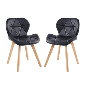 Habita2 Chile - Pack 2 Sillas Radar Wood Negro