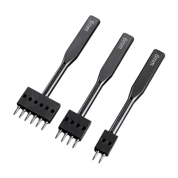 Kit De Perforadora De Cuero Dispositivos De Perforación De Artesanía En Cuero Para Principiantes Del Hogar 6 Mm