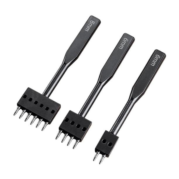 Kit De Perforadora De Cuero Dispositivos De Perforación De Artesanía En Cuero Para Principiantes Del Hogar 6 Mm