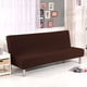 thumbnail image 1 of Xiao Hua Funda para Sofá Cama Plegable Elástica de Poliéster sin Brazos, Funda para Sofá Cama Plegable, Marrón, 1 Pieza, 63-74.8 Pulgadas de Largo, 1 of 4