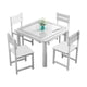 thumbnail image 1 of Mesa Comedor Vidrio Fierro 4 Sillas Juego De Comedor, 1 of 2