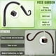 thumbnail image 4 of Ganchos de pared para colgar plantas, 20 cm, paquete de 2 unidades, Feed Garden, negros, 4 of 7