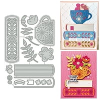 Tolovis - Juego De Troqueles De Papel Estampado Decorativo Para Álbumes De Recortes