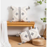 Genérico - Set 4 Funda Para Cojin Modelo Boho 45X45 C2