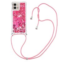 Funda Foxdock Para Motorola Moto G Stylus 5G 2023 Con Cuerda Ajustable, Brillo Líquido, Protección Antigolpes Y Lente – Ideal Para Regalo