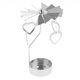 thumbnail image 4 of Decoración Navide?a Vela Giratoria Tenedor De Luz Candelabro En Forma De Corazón, 4 of 5