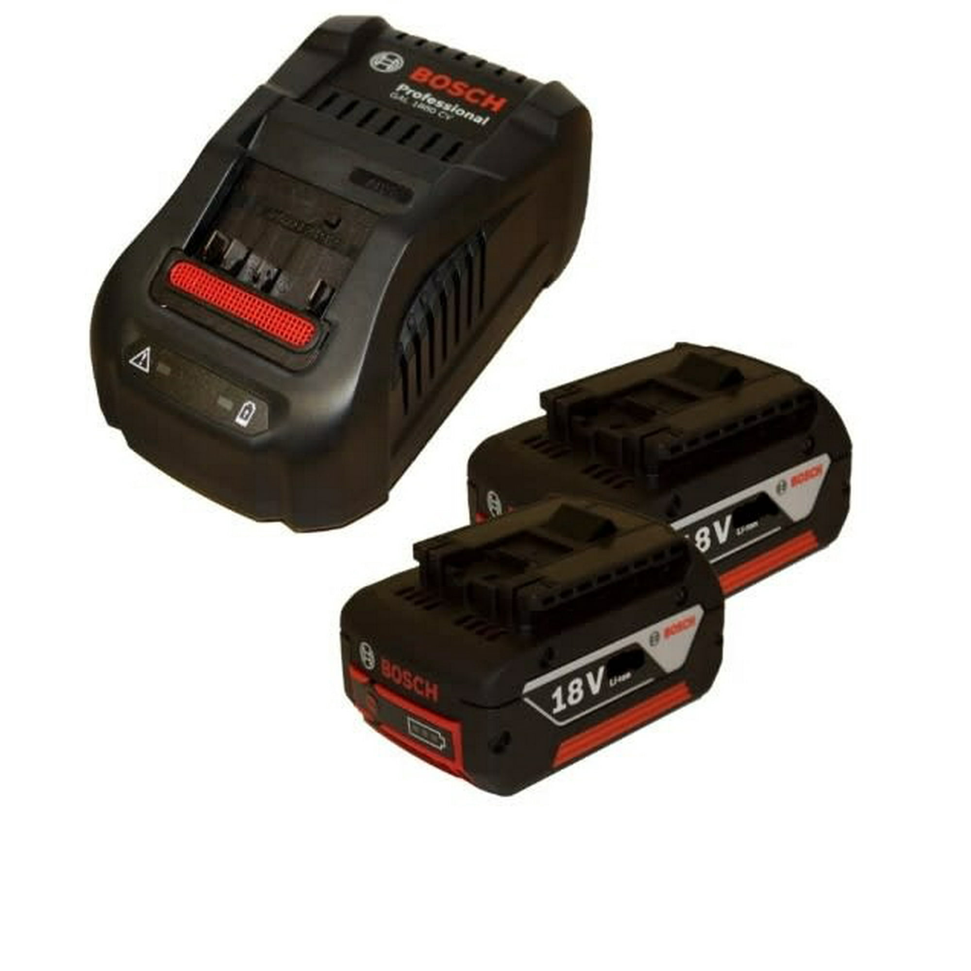 Bosch - Kit 2 Baterías Gba 18v 3.0ah + 1 Cargador Gal 1880cv-220v