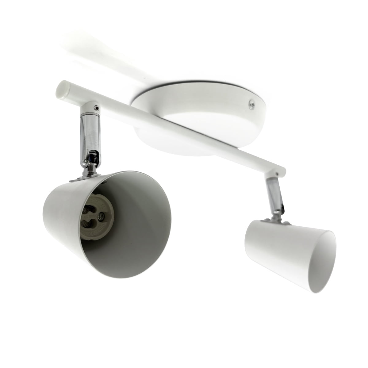 Drl - Foco Apliqué Doble Led Cielo Blanco Metal (sin Gu10) Blanco