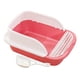 thumbnail image 1 of Caja De Arena Para Gatos Con Pala Desmontable Alta Bandeja De Arena Para Gatos Inodoro Para Gatos Rosa Grande, 1 of 5