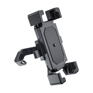 Magideal - Soporte De Teléfono Para Bicicleta De Motocicleta, Soporte De Navegación Para Teléfono De Bicicleta, Soporte Para Teléfono Móvil Con Espejo Retrovisor