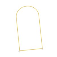 Magideal - Soporte De Fondo De Arco De Metal, Marco De Fondo Arqueado, Soporte De Flores, Arco De Boda Dorado Resistente, Soporte De Arco De Globo Para Decoració Altura 180Cm