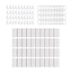 thumbnail image 2 of 40 Uds llavero de sublimación llaveros de transferencia de calor en con llaveros etiqueta de doble cara ligera portátil para manualidades DIY, 2 of 5