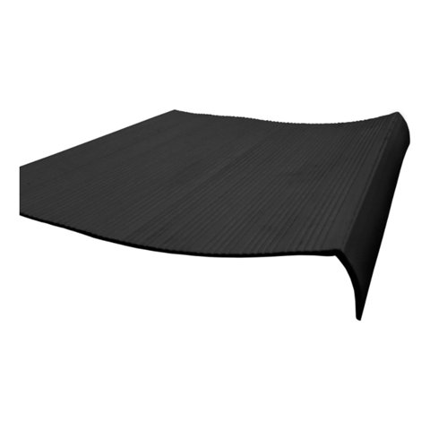 Grada Clásica Escalera Pvc 0,5X1,2 Mts Negro Dvp