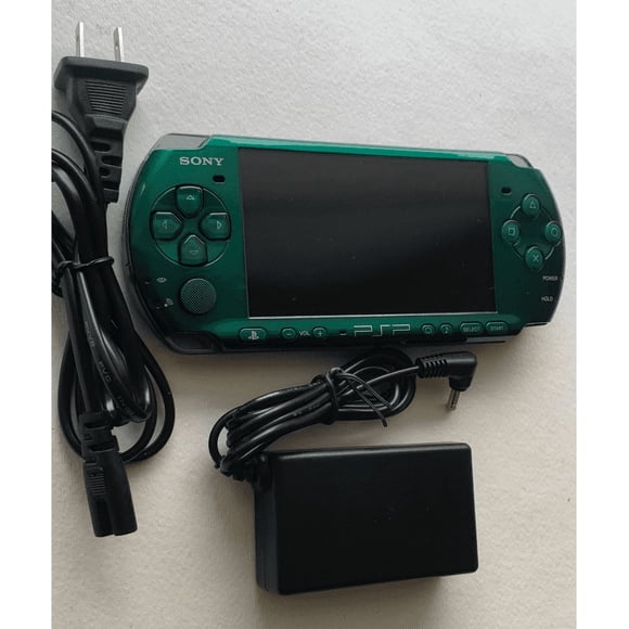 Consola Sony PSP-3000 Oficial Auténtica, Color Verde Intenso, 100 % OEM