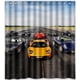 thumbnail image 1 of Cortina de ducha con temática de supercoches de carreras de coches, juego de cortina de baño con ganchos, tamaño 66 x 72 pulgadas, 1 of 3