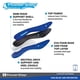 thumbnail image 2 of Plantilla Powerstep Pinnacle Blue para hombre, talla 12-13, 2 of 7