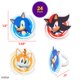 thumbnail image 4 of Anillos DecoPac Sonic the Hedgehog para decoración de magdalenas, paquete de 24, 4 of 7