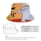 thumbnail image 2 of 2 Perros Estúpidos Sombrero bucket para adultos, gorra de protección solar, sombrero de pescador plegable para viajes al aire libre, pesca y actividades de verano, 2 of 6